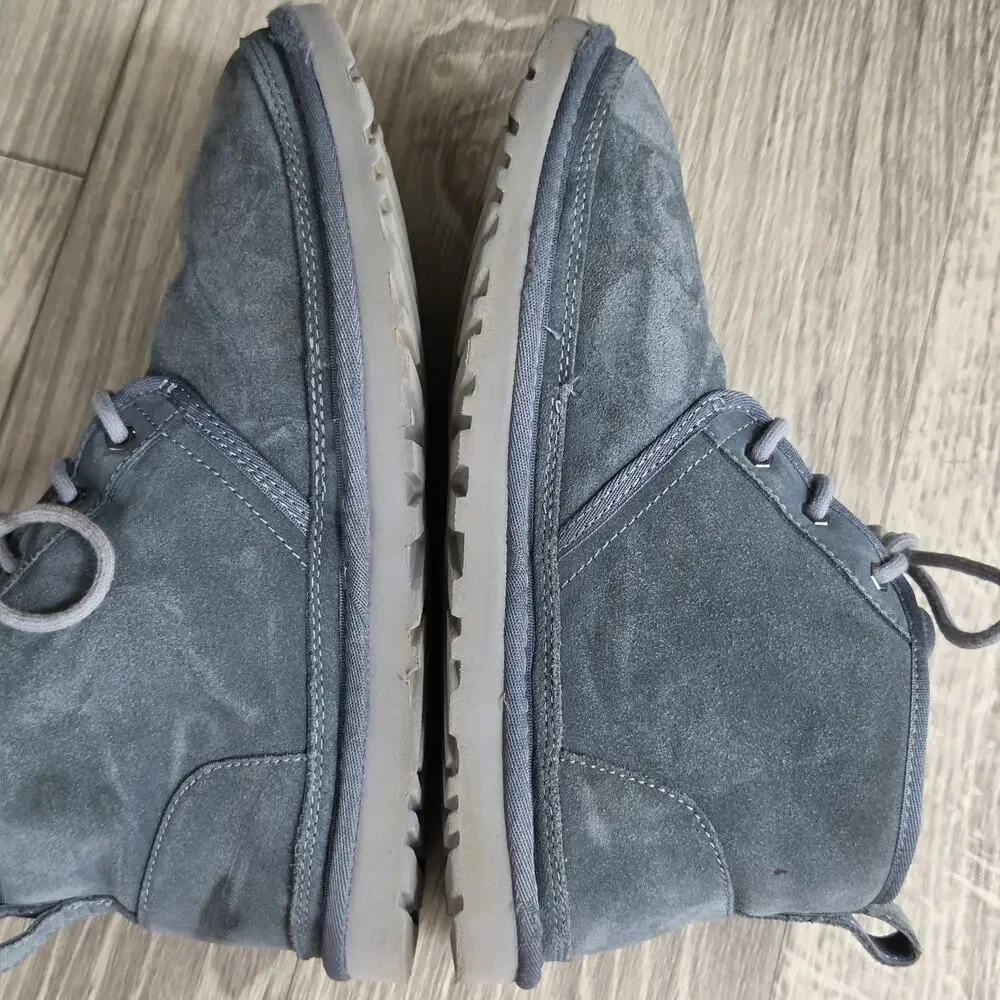 UGG Neumel Bleu Suede Lace Up Chukka Boots Men’s 10 3236